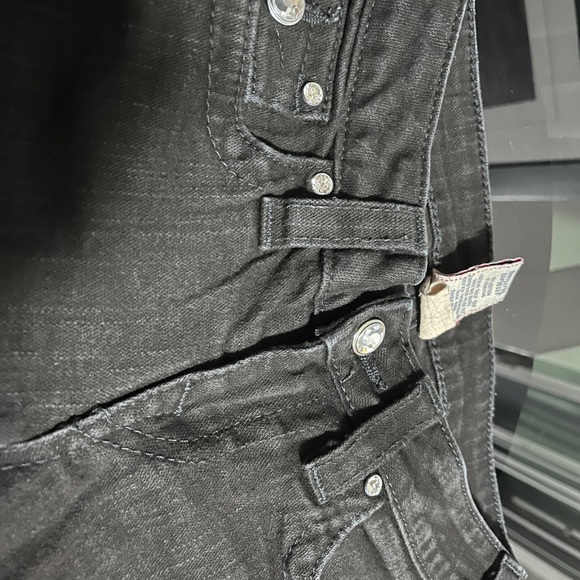 Black True Religion jeans with Swarovski Crystals - Picture 4 of 8